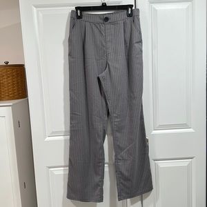 Abercrombie Kids grey pinstripe trousers